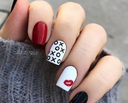 عکس مدل ناخن جدید به انگلیسی