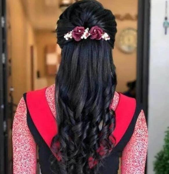 عکس شینیون موی باز