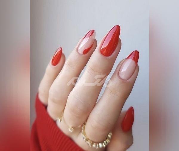 عکس مدل ناخن جدید قرمز