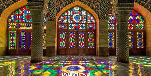 عکس نقاشی مدرن روی شیشه