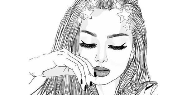 عکس نقاشی زیبا قشنگ دخترانه