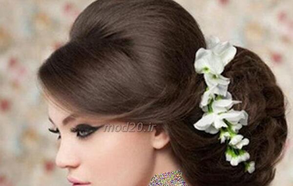 عکس شینیون مو تیره