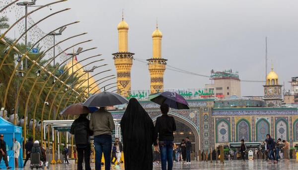 عکس بین الحرمین در صبح