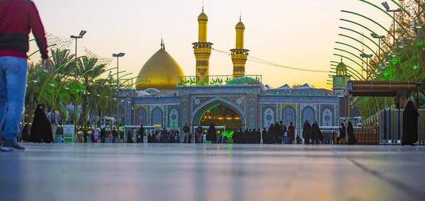 عکس بین الحرمین در صبح