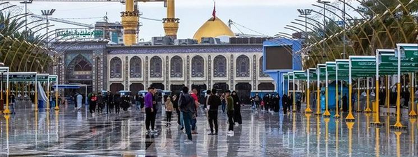 عکس بین الحرمین در صبح