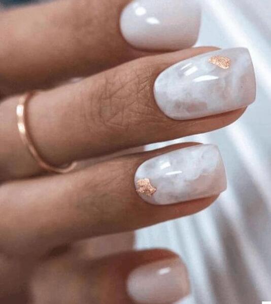 عکس مدل ناخن ژلیش سفید