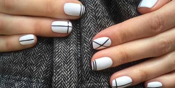 عکس مدل ناخن ژلیش سفید