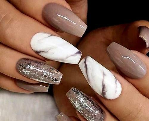 عکس مدل ناخن ژلیش سفید