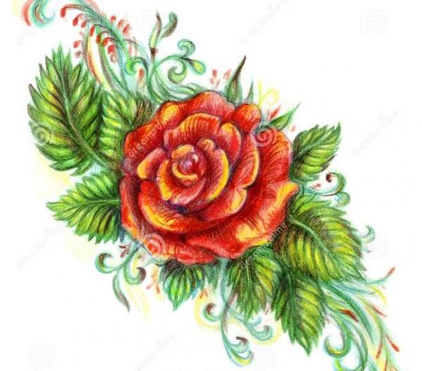 عکس نقاشی گل خیلی سخت