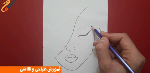 عکس نقاشی دختر طراحی اسان