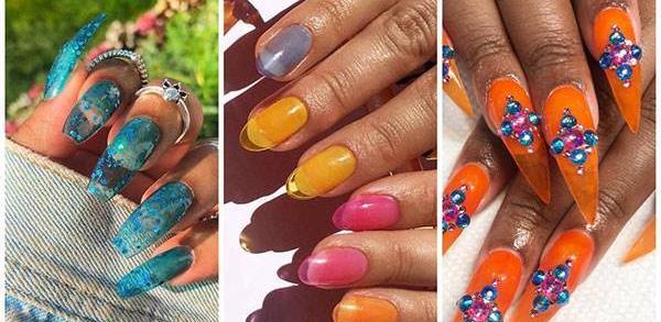 عکس مدل ناخن ژله ای جدید