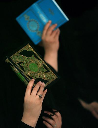 عکس شب قدر قران به سر