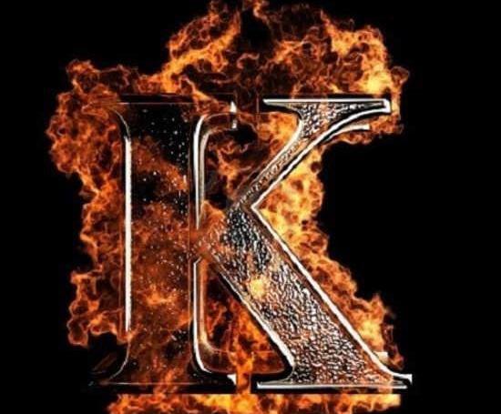 عکس عاشقانه حرف k