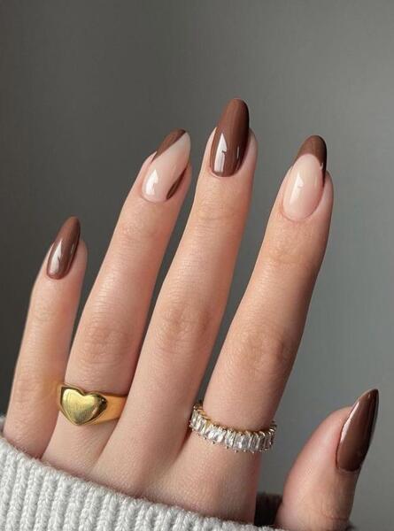 عکس مدل های فرنچ ناخن پاییزی
