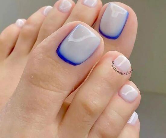 عکس طرح ناخن پا