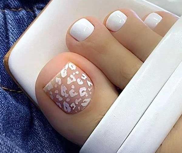 عکس طرح ناخن پا