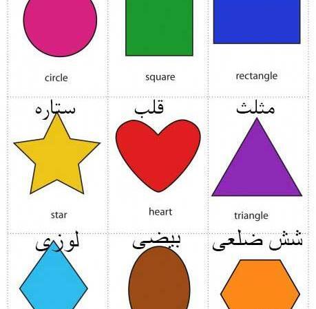 عکس قطر شکل ها