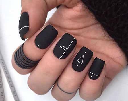عکس مدل ناخن برای دست های سبزه
