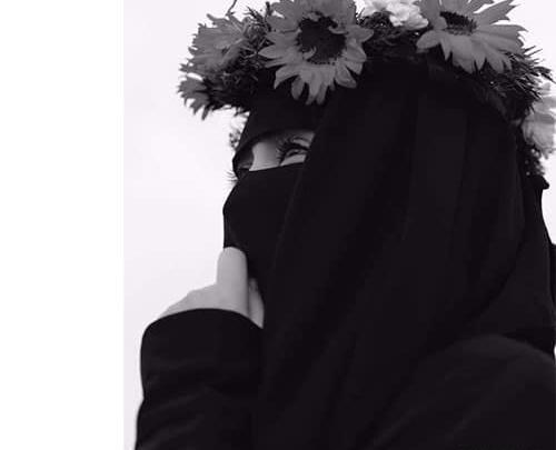 عکس دختر چادری با روبند