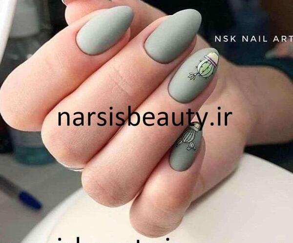 عکس مدل ناخن ساده کیوت