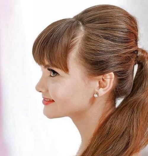 عکس شینیون جلو مو چتری