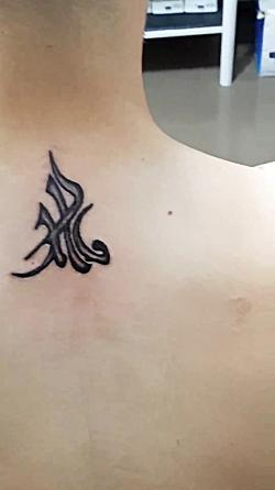 عکس خالکوبی پدر مادر