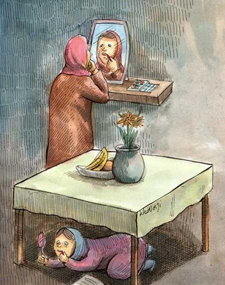عکس خنده دار آرایشگاه