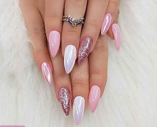 عکس طرح ناخن نوک تیز