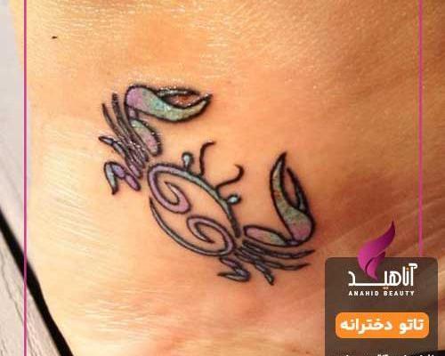 عکس طرح تاتو شکم دخترانه