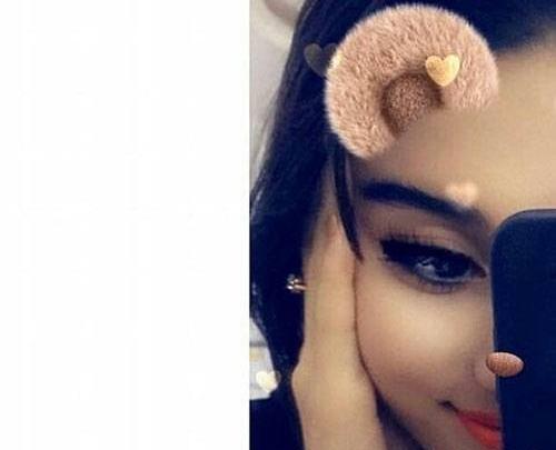 عکس فیک دختر با ماسک