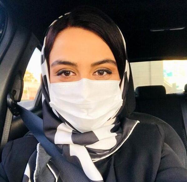 عکس فیک دختر با ماسک
