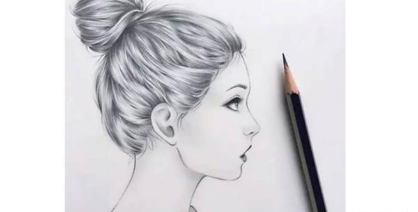 عکس نقاشی دختر واقعی