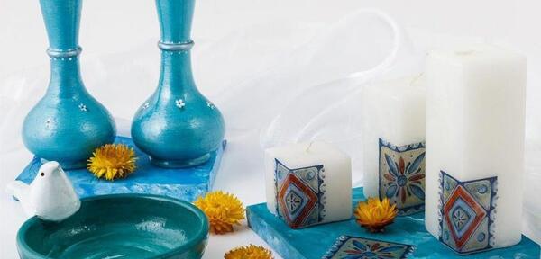 عکس نقاشی ظروف زیبا