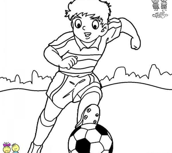 عکس نقاشی دختر فوتبالیست