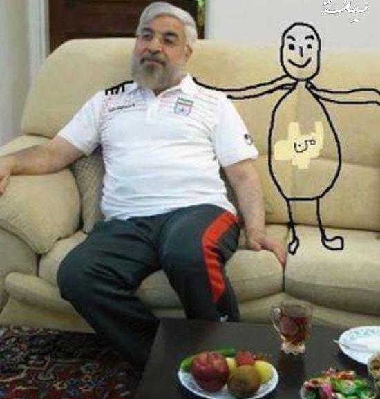 عکس خنده دار رئیسی
