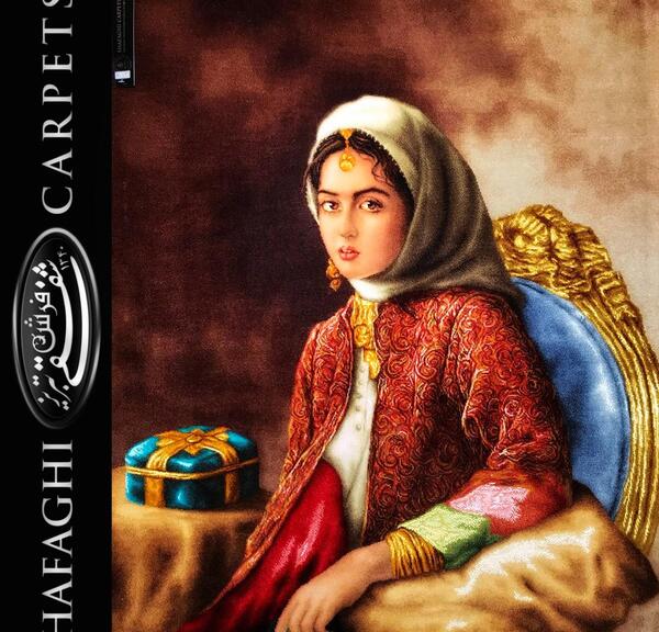 عکس نقاشی دختر قاجاری