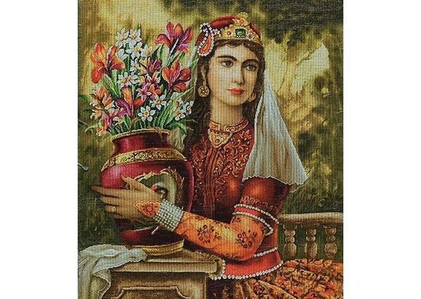 عکس نقاشی دختر قاجاری