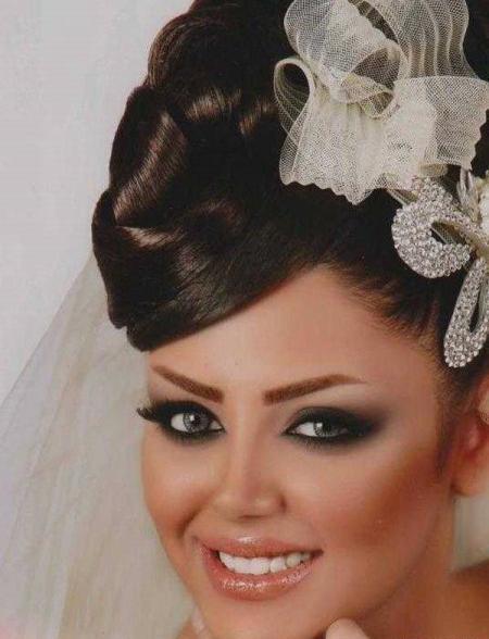 عکس شنیون جلوی مو