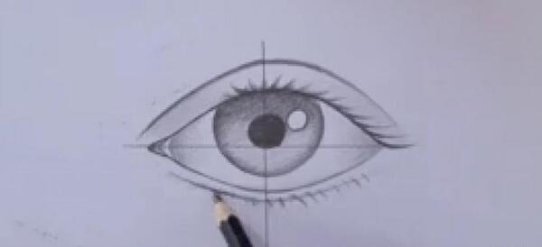 عکس نقاشی چشم ساده