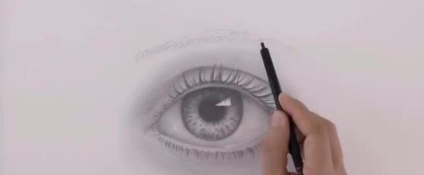 عکس نقاشی چشم ساده