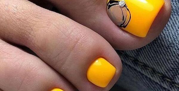 عکس مدل لاک ناخن پا دخترانه