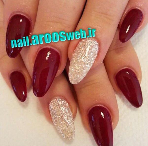 عکس مدل ناخن هلالی