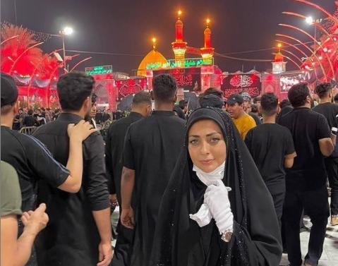 عکس دختر چادری در بین الحرمین