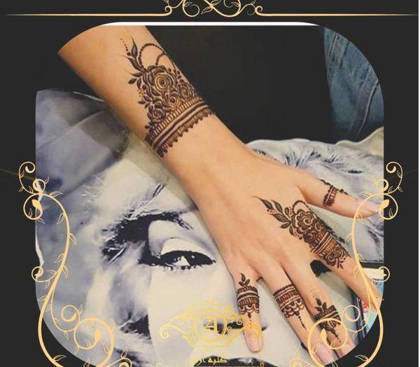 عکس مدل تاتو حنا زنانه