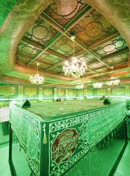 عکس نقاشی ضریح امام حسین
