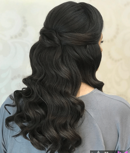 عکس شینیون مو دخترانه ساده