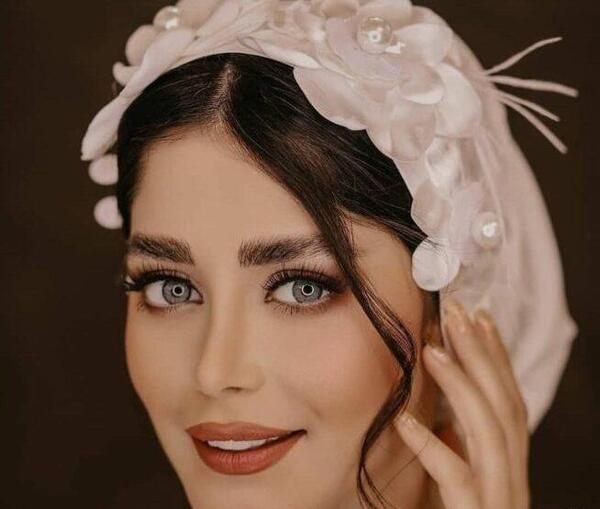 عکس شینیون مو زیر توربان