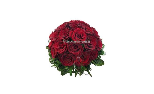 عکس دسته گل عروس قرمز