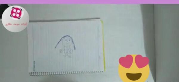 عکس نقاشی دختر کوچولو