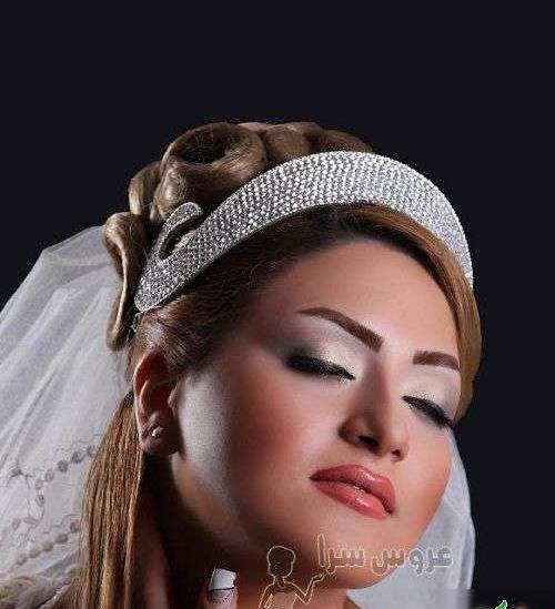 عکس شینیون موی قهوه ای